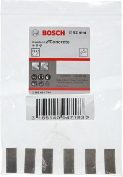 Bosch Elmas Karot Segmanı Standard For Concrete Ø62 mm (6 Adet) - 2608601749