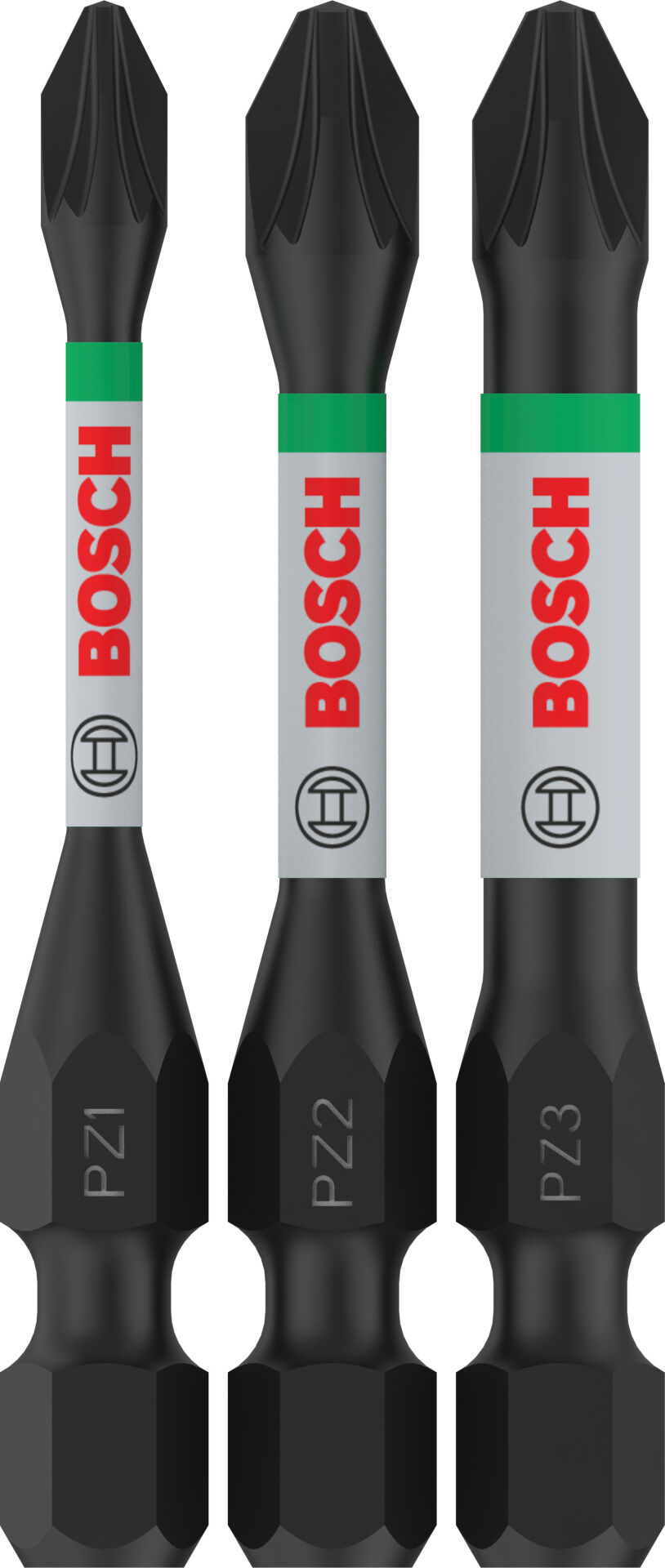 Bosch Aksesuar PRO Impact Vidalama Ucu Seti PZ1/PZ2/PZ3 55 mm 3lü