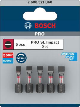 Bosch Aksesuar PRO Impact Vidalama Ucu SL4/AL5,5/SL6,5 25mm 5li