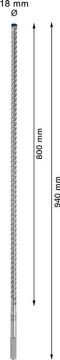 Bosch Kırıcı Delici Uç SDS-Max-8X Expert 18x940 mm (1 Adet) - 2608900224