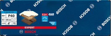 Bosch Expert Zımpara Kağıdı C470 93x186 40 Kum 8 Delikli 50 Li Paket - 2608900935
