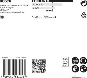Bosch Kırıcı Delici Uç SDS-Max-8X Expert 28x520 mm (1 Adet) - 2608900248