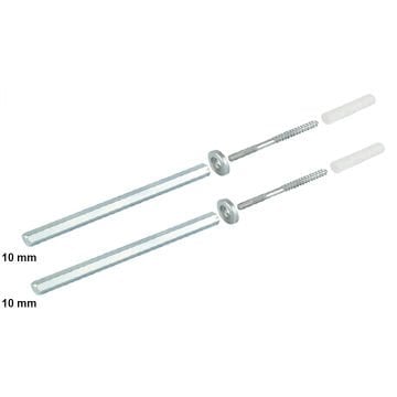 Ayder Metal Gizli Raf Tutucu 10X140 Takım Çinko