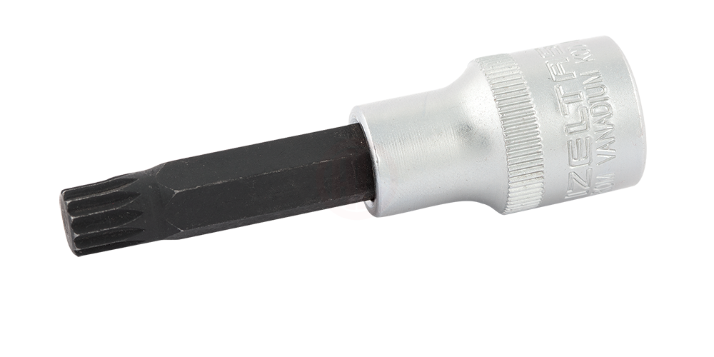 İzeltaş Oniki Köşe Lokmalı Bits Uç Yivli 1/2 İnç 140 mm M10