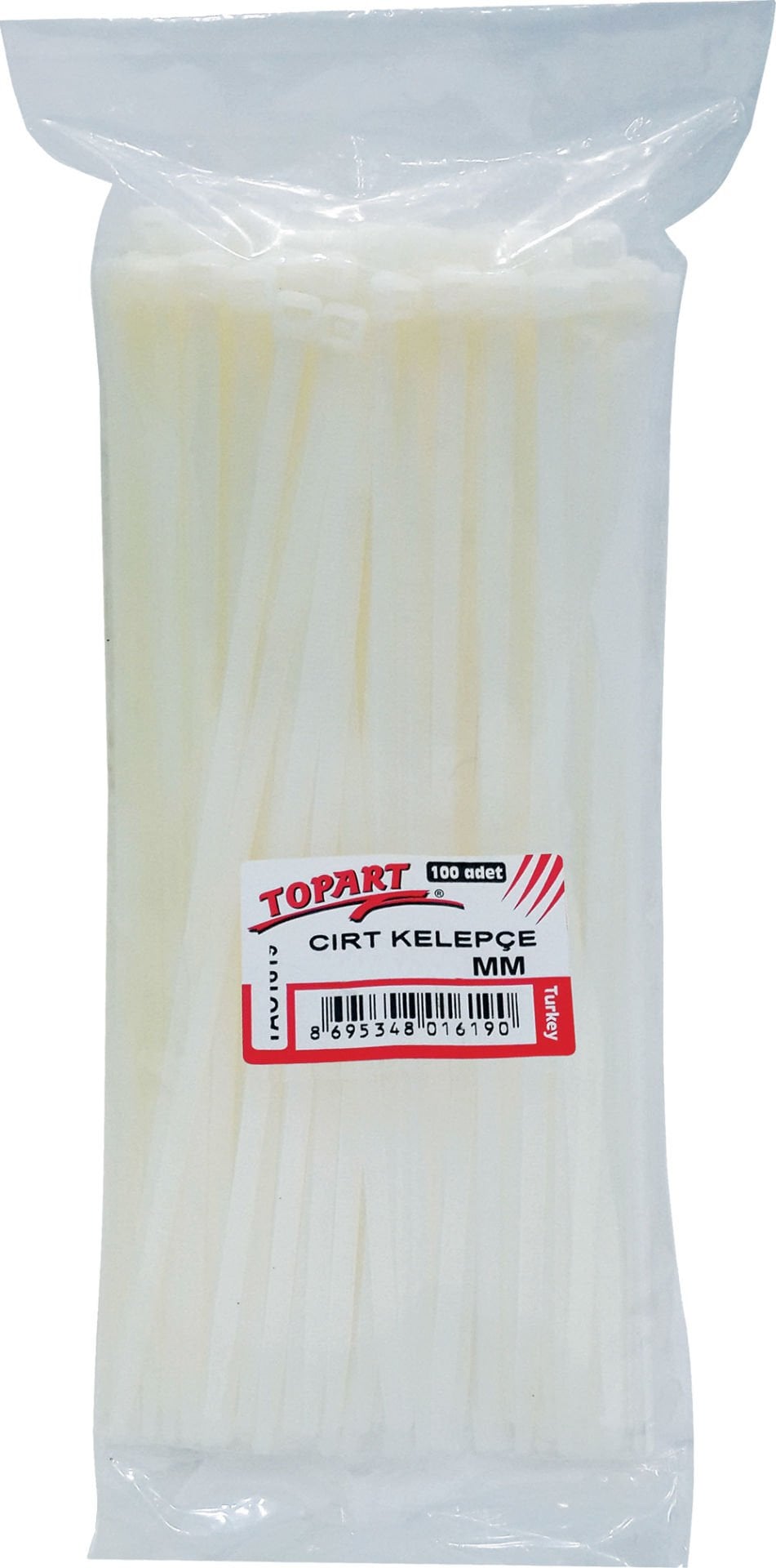 Topart Cırtlı Kelepçe 4.8X400 Mm - TPRT01625