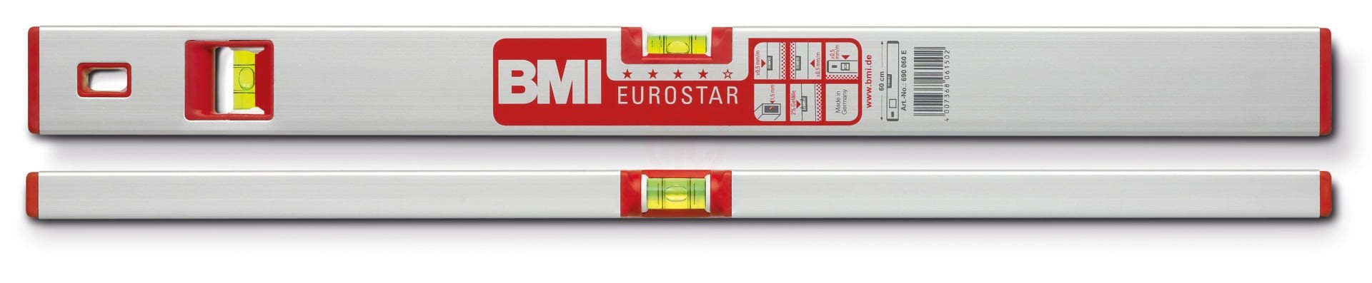 Bmi 690 Eurostar Alüminyum Su Terazisi 120 Cm