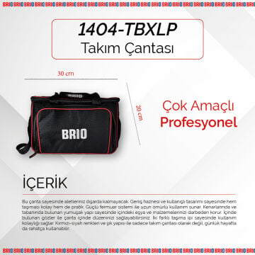 Brio Takım Çantası Çok Amaçlı Profesyonel Boş