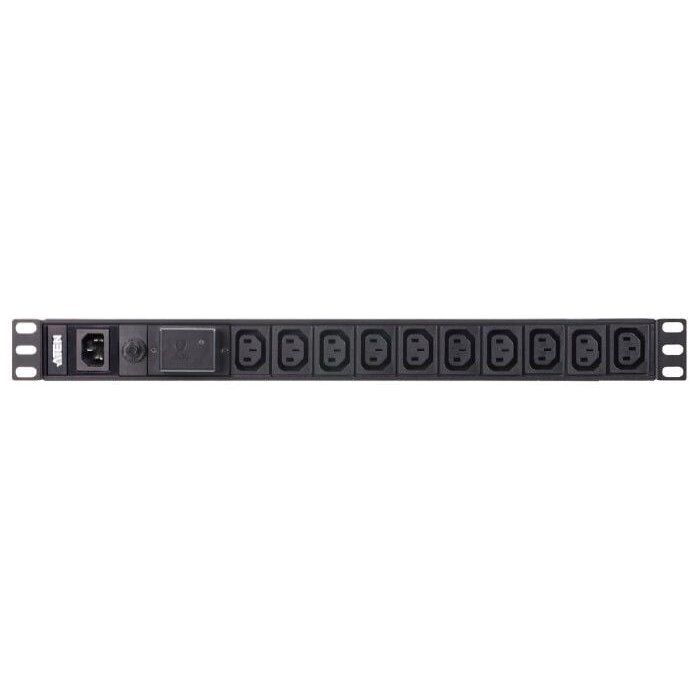 Aten 1U 10A 10Port Basic Pdu/Power Distribution Unit (Elektrik Güç Dağıtım Ünitesi), Surge (Darbe) Gerilimi Korumalı