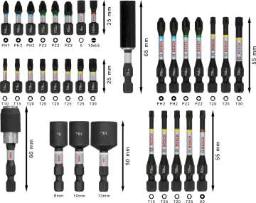 Bosch Aksesuar PRO Impact Vidalama Ucu Seti 33 lü