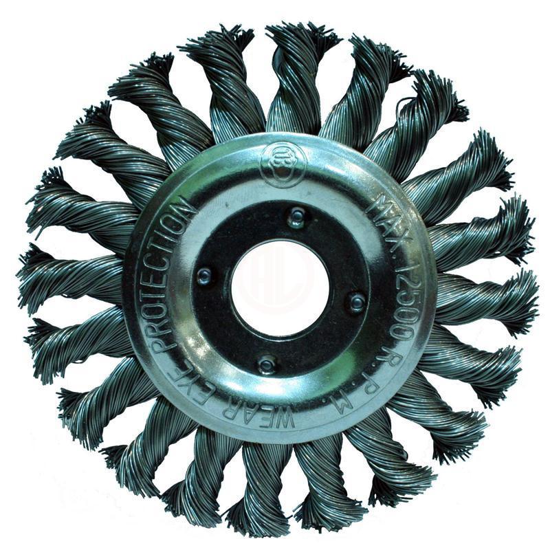 Hawk White HA10155 GRİ BURMA TELLİ DAİRE FIRÇA 115 MM - HAWK10155