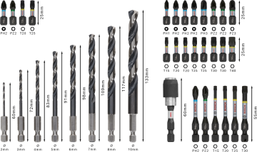Bosch Aksesuar PRO Impact Vidalama ve Metal Delme Seti 35li