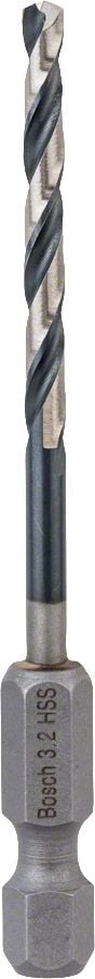 Bosch Metal Matkap Ucu Impact Control HSS Altıgen Şaft 3,2x75 mm - 2608577049