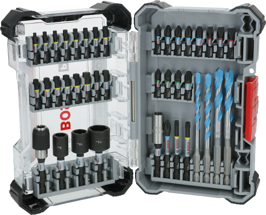 Bosch Aksesuar PRO Impact Vidalama ve Mat. Ucu Seti 40lı