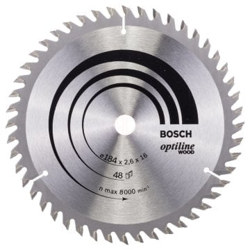 Bosch Daire Testere Bıçağı Optiline Wood 184x16 mm 48 Diş - 2608641181
