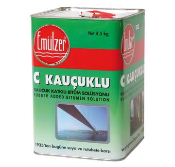 Emülzer C Kauçuklu - Kauçuk Katkılı Bitüm Solüsyonu 4,5 Kg