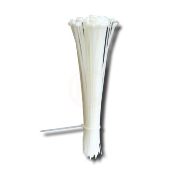 Çet-San Beyaz Kablo Bağı 4,8x250 mm (1 Paket/100 Adet)