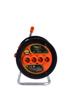 ByLion MK Serisi Plastik Kablo Makarası (IP 20) 3x2,5 mm 30 Mt (MK3025)