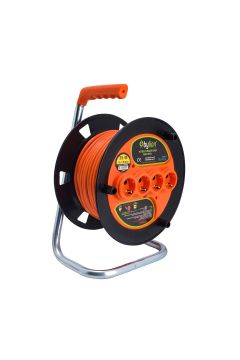 ByLion MK Serisi Plastik Kablo Makarası (IP 20) 3x2,5 mm 40 Mt (MK4025)