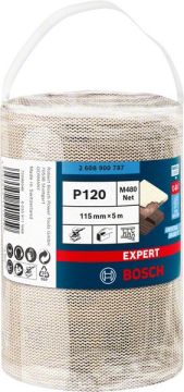 Bosch Ağ Zımpara Expert M480 115x5000 mm 120 Kum - 2608900787