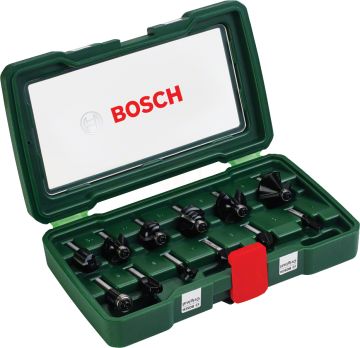 Bosch Freze Ucu Set 8 mm Şaft (12 Parça) - 2607019466