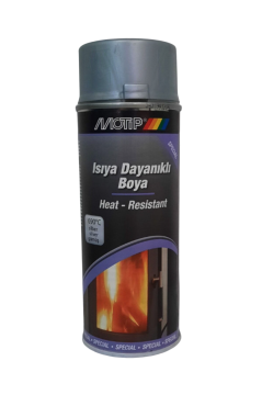 Motip Isıya Dayanıklı 690°C Sprey Boya 400 ml Gri
