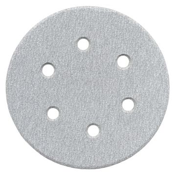 Nikon Alüminyum Oksit Cırtlı 6 Delikli Disk Zımpara 150 Mm 240 Kum - NIK33477
