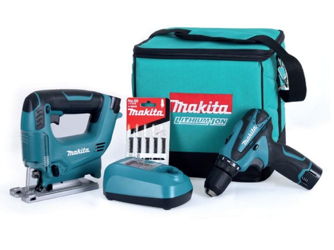 Makita Akülü Makine Seti DK1475X3 (2 x 1,3 Ah Akü)