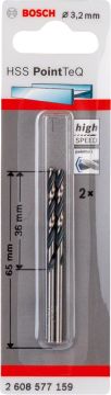 Bosch Metal Matkap Ucu HSS PointTeQ (DIN 338) 3,2 mm (2 Adet) - 2608577159