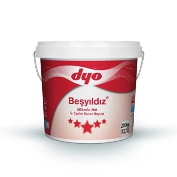 Dyo Beşyıldız Silikonlu Mat İç Cephe Duvar Boyası Baz B 10 Kg