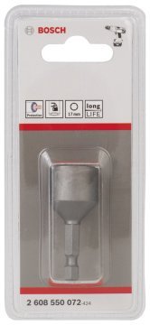 Bosch Lokma Anahtar Ucu Extra Hard HEX Şaft 50x17 mm (M10) - 2608550072