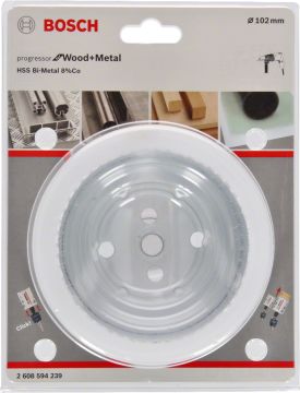 Bosch Progressor Metal ve Ahşap Delik Açma Testeresi 102 mm - 2608594239