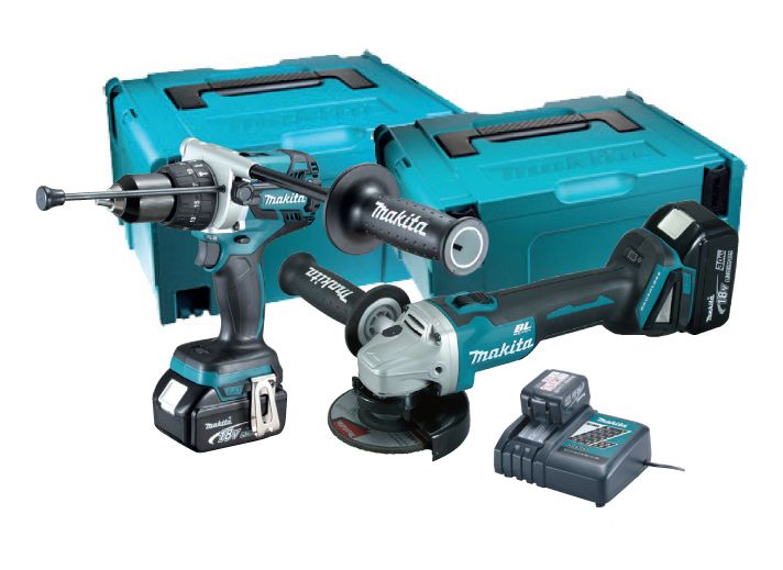 Makita Akülü Makine Seti DLX2155TJ1 (2 x 5,0 Ah Akü)