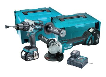 Makita Akülü Makine Seti DLX2155TJ1 (2 x 5,0 Ah Akü)