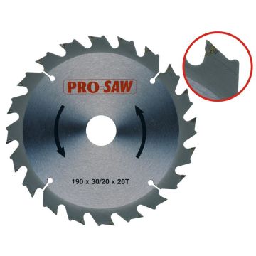 Prosaw Ahşap Daire Testere 210x30/25 mm 25 Diş (PS51221)