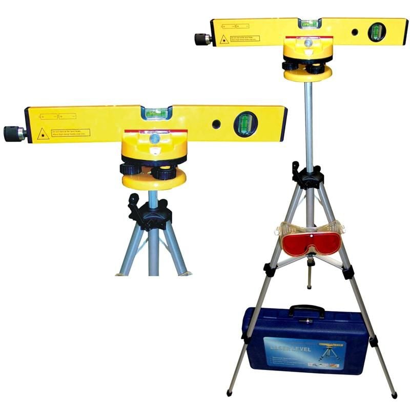 BTS Lazer Su Terazisi Seti 400 mm Çift Lensli Tripodlu