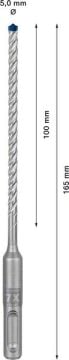 Bosch Kırıcı Delici Uç SDS-Plus-7X Expert 5x165 mm (30 Adet) - 2608900179