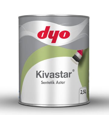 Dyo Kivastar Alkid Bağlayıcı Esaslı Sentetik Astar Boya 2,5 Lt