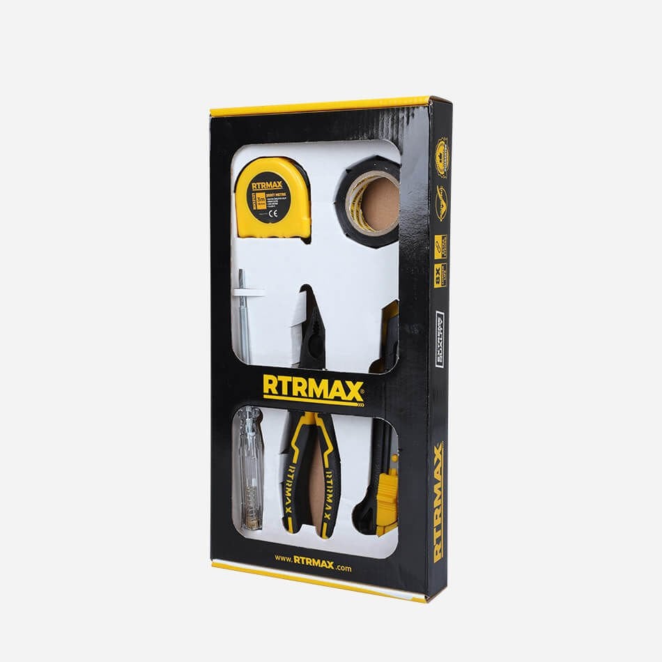 Rtrmax RTK7003 5 Li Set Pense - Metre - K.Kalem - E.Bant - M.Bıçağı