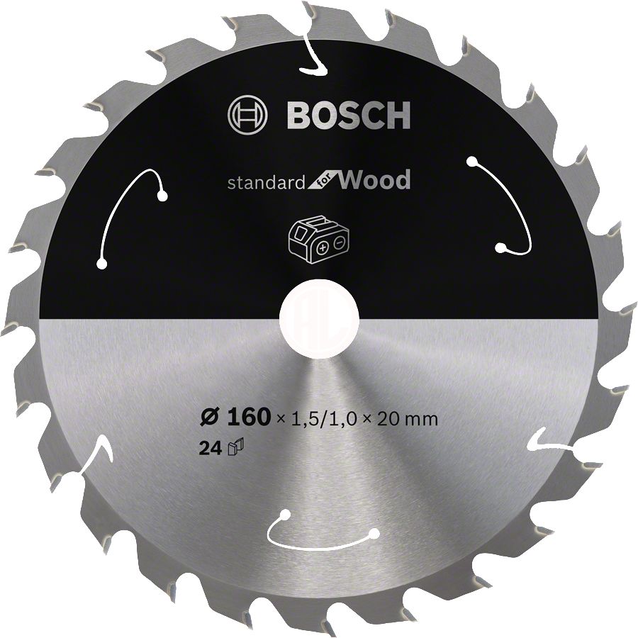 Bosch Daire Testere Bıçağı Standard For Wood 160x20 mm 24 Diş - 2608837676