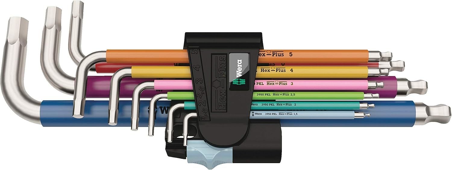 Wera Hex Plus Allen Anahtar Seti (3950) (9 Parça)