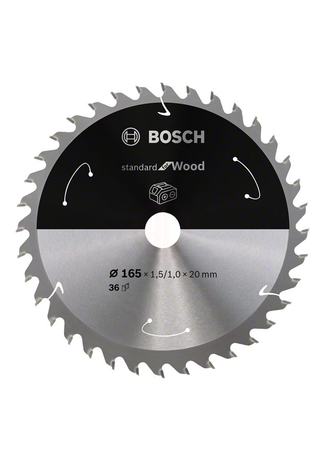 Bosch Daire Testere Bıçağı Standard For Wood 165x20 mm 36 Diş - 2608837686