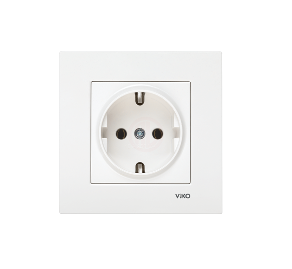 Viko KARRE BEYAZ TOPRAKLI PRİZ - 90960X080