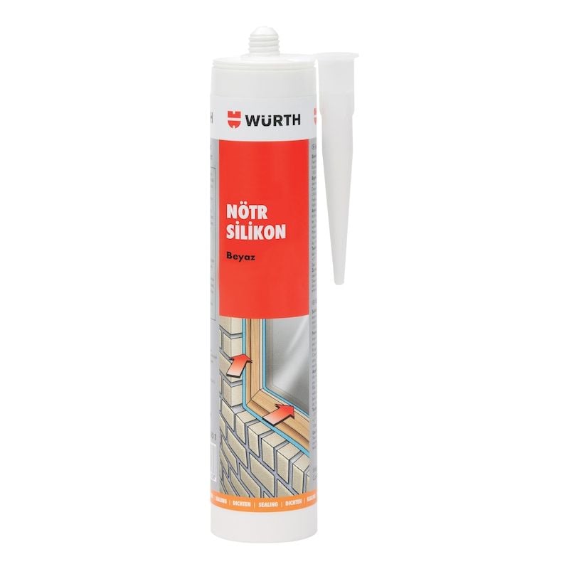 Würth Würth Nötr Silikon Beyaz 310 Ml