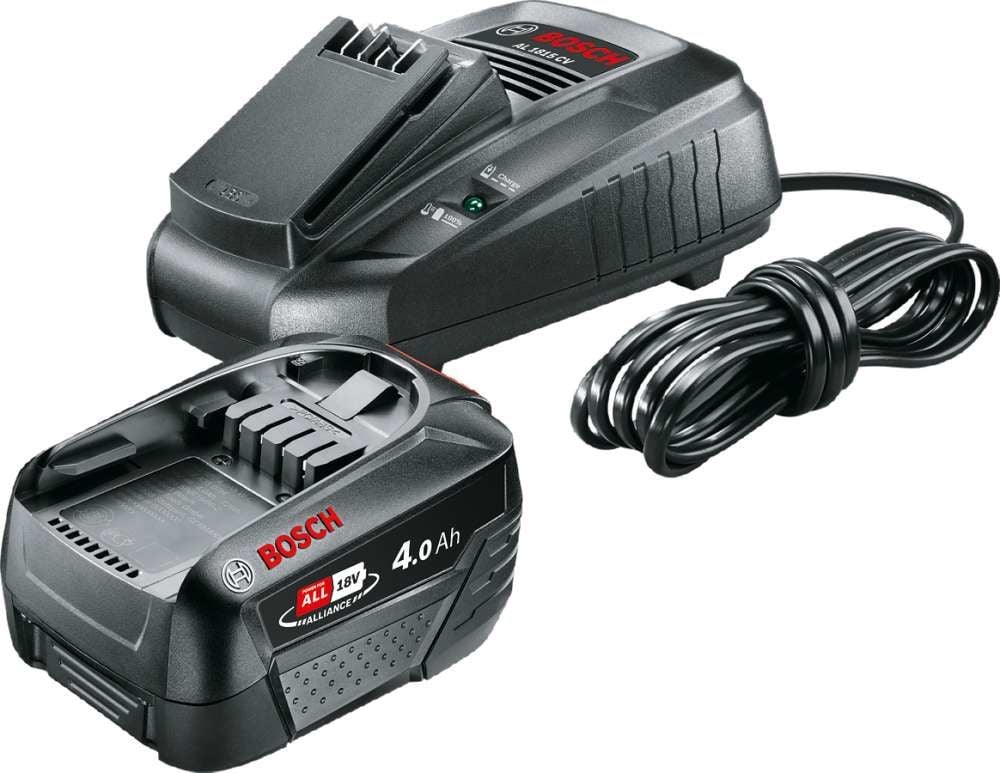 Bosch Akü Şarj Cihazı Set (AL 1815 CV + PBA 18V 4,0 Ah W-C) - 1600A00ZR7