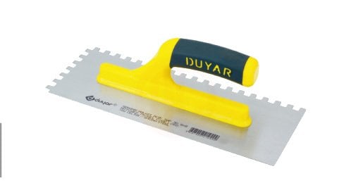 Duyar Seramik Malası Açık Plastik Saplı Kare 10x10 Diş 40 Cm