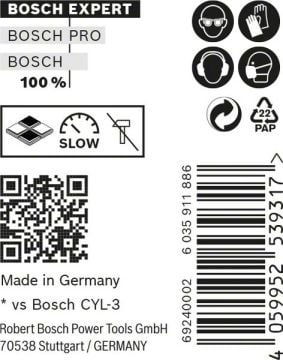Bosch Çok Amaçlı Matkap Ucu Expert CYL-9 MC 5x85 mm (10 Adet) - 2608900638