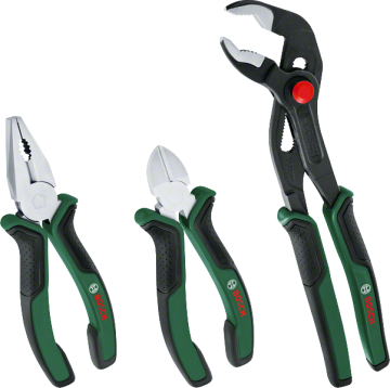 Bosch Pense Seti 3 Parça Premium (Pense, Yan Keski, Boru Anahtarı) - 1600A02W7J