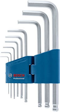 Bosch Profesyonel Alyan Anahtar Takımı Hex 9 Parça (1,5-10 Mm) - 1600A01TH5