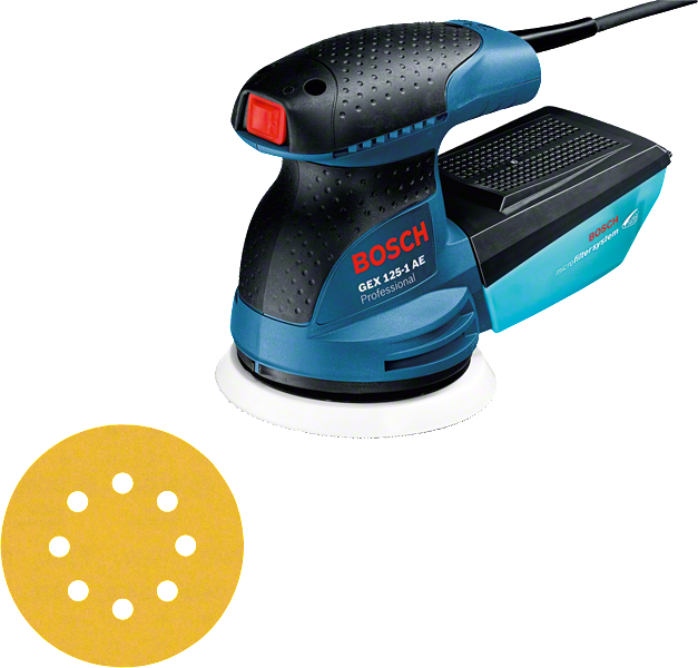 Bosch Zımpara Makinesi Eksantrik GEX 125-1 AE (0601387500) - 0601387500