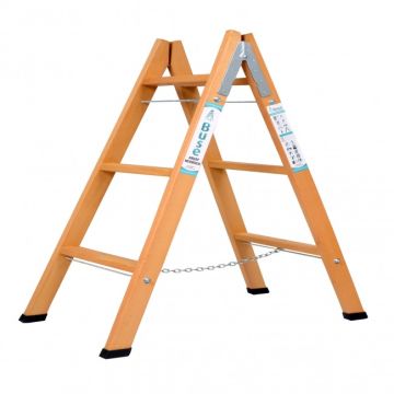 Buse A Tipi Geniş Basamaklı Ahşap Merdiven 10 Basamaklı (320 Cm)